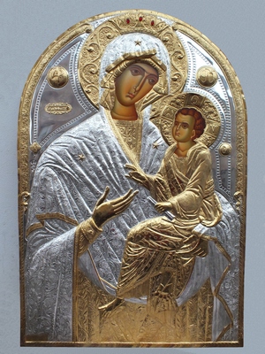 Икона Скоропослушница-список с Афона